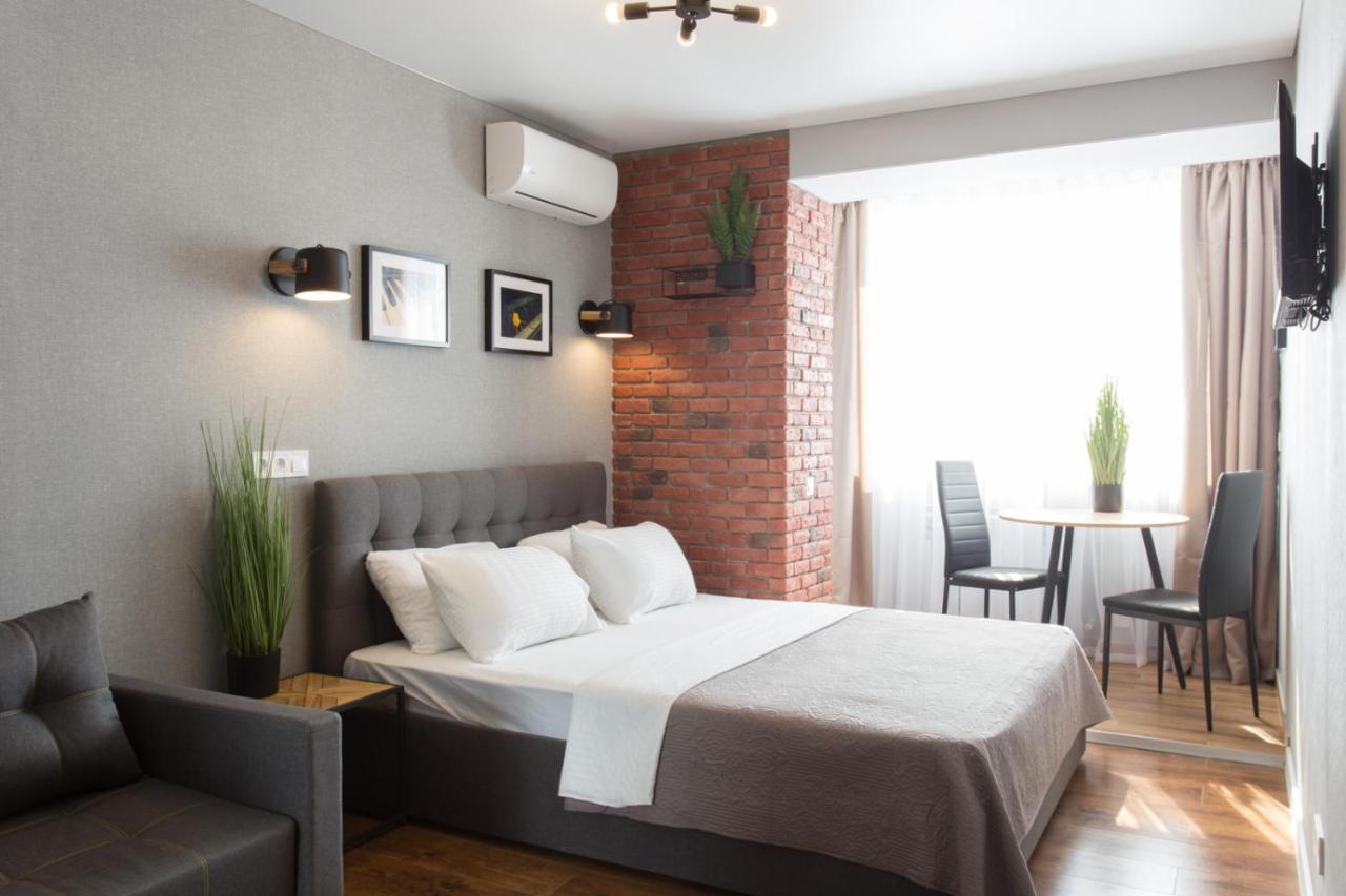 Studio With An Amazing View Kharkiv Bagian luar foto